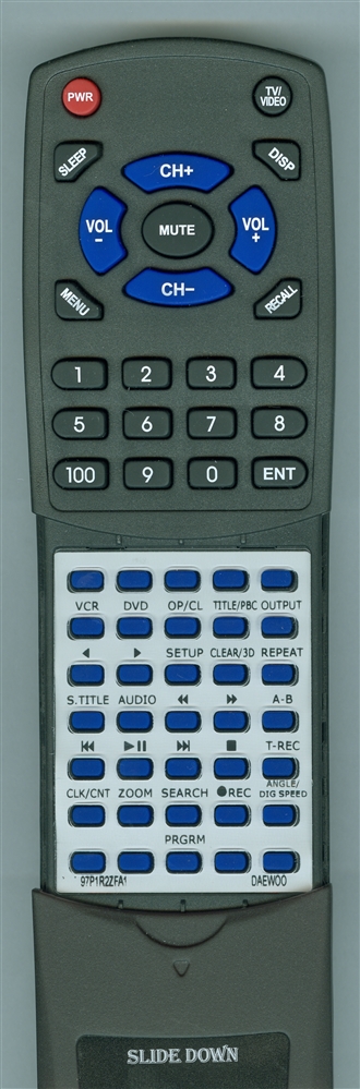 DAEWOO 97P1R2ZFA1 replacement Redi Remote