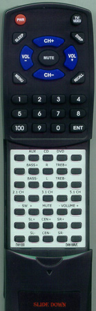 DAN WAVE DW1000 replacement Redi Remote