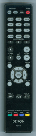 DENON 30701010400AD RC1167 Genuine  OEM original Remote