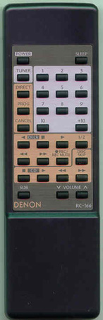 DENON 3990207004 RC166 Genuine  OEM original Remote
