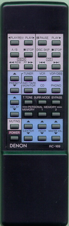 DENON 3990221006 RC169 Genuine  OEM original Remote