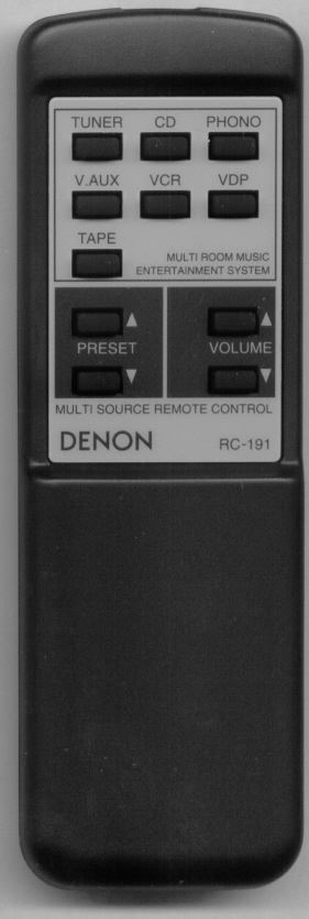 DENON 3990288007 RC191 Refurbished Genuine OEM Original Remote