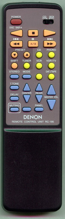 DENON 3990292006 RC195 Genuine  OEM original Remote