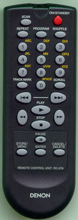 DENON 3990585001 RC-276 Genuine OEM original Remote