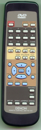 DENON 3990593006 RC543 Genuine  OEM original Remote