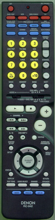 DENON 3990878006 RC942 Genuine  OEM original Remote