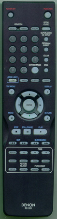 DENON 3990967001 RC993 Genuine  OEM original Remote