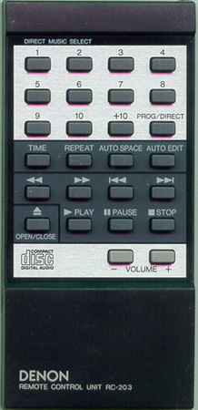 DENON 4990083007 RC203 Genuine  OEM original Remote
