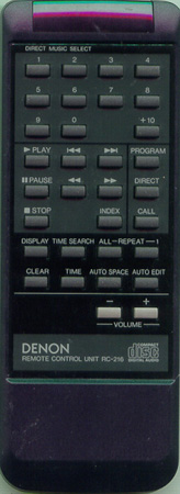 DENON 4990117009 RC216 Genuine  OEM original Remote