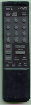 DENON 4990142003 RC220 Genuine  OEM original Remote