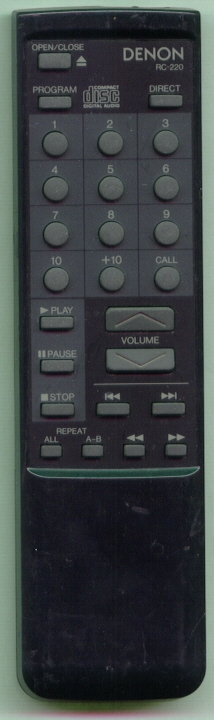 DENON 4990142003 RC220 Refurbished Genuine OEM Original Remote