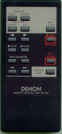DENON 4990144001 RC406 Genuine  OEM original Remote