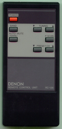 DENON 4990147008 RC126 Genuine  OEM original Remote
