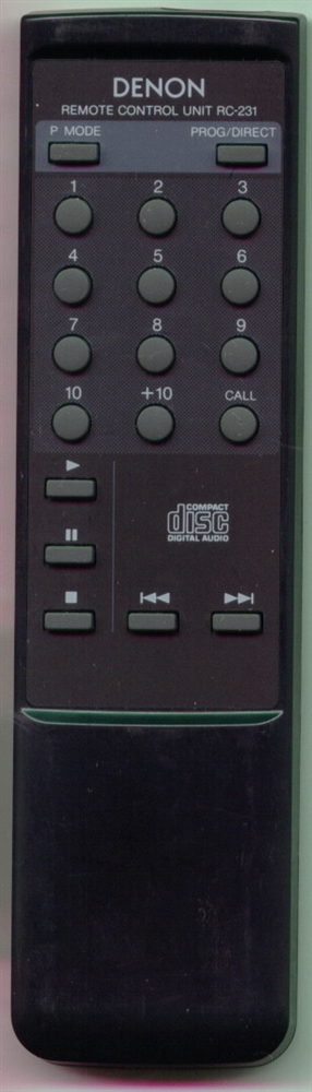 DENON 4990175203 RC231 Refurbished Genuine OEM Original Remote