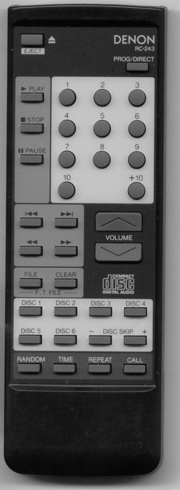 DENON 4990244008 RC243 Refurbished Genuine OEM Original Remote