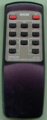 DENON 9600186008 RC873 Refurbished Genuine OEM Original Remote