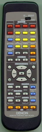 DENON 9600193402 RC875 Genuine  OEM original Remote