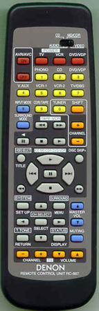 DENON 9630084002 RC897 Genuine  OEM original Remote