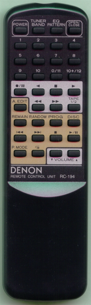 DENON 9LHL00192 RC194 Refurbished Genuine OEM Original Remote