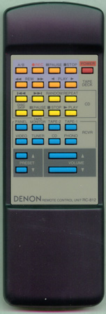 DENON 9LHL00601 RC812 Genuine  OEM original Remote