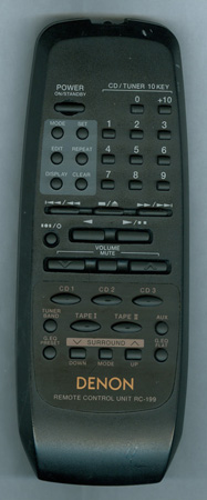 DENON AX-430764J RC199 Genuine  OEM original Remote