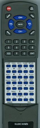 DENON 3990655009 RC545 replacement Redi Remote