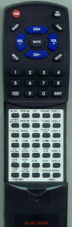 DENON 4990199001 RC136 replacement Redi Remote