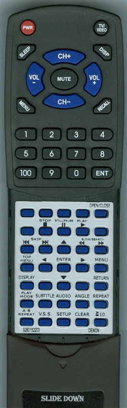 DENON 9280152203 RC550 replacement Redi Remote