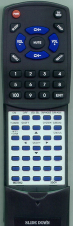 DENON 9600193402 RC875 replacement Redi Remote