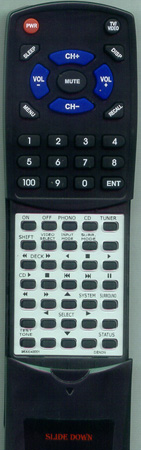 DENON 9630043001 RC874 replacement Redi Remote