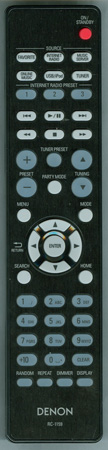 DENON 30701000400AD RC-1159 Genuine OEM original Remote