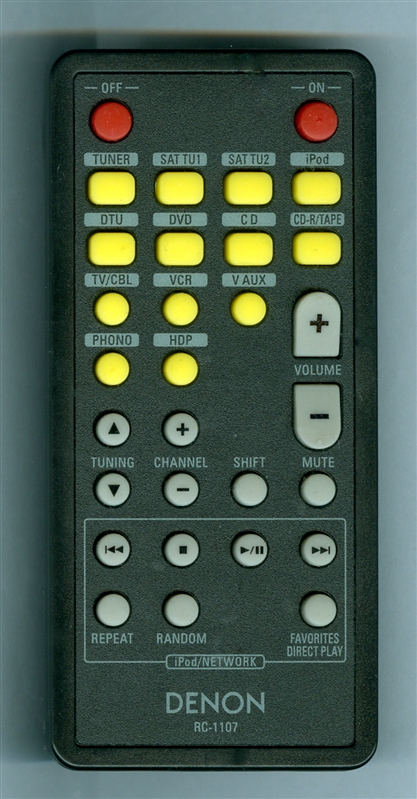 DENON 307010026007D RC-1107 Genuine OEM original Remote