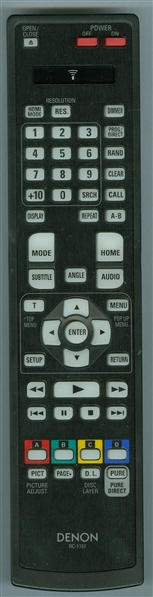 DENON 307010072017D RC-1151 Genuine  OEM original Remote