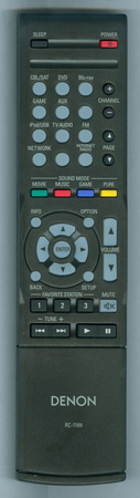 DENON 30701010200AD RC-1169 Genuine OEM original Remote
