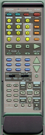 DENON 3990587009 RC-869 Genuine OEM original Remote