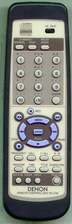 DENON 3990628007 RC278 Genuine OEM original Remote