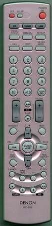 DENON 3990993004 RC-999 Genuine OEM original Remote