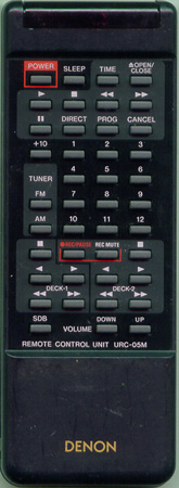 DENON 3999034003 URC-05M Genuine OEM original Remote
