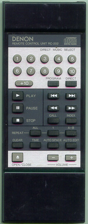 DENON 4990077000 RC-202 Genuine  OEM original Remote