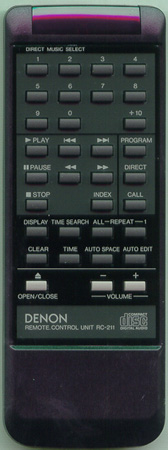 DENON 4990103000 RC-211 Genuine OEM original Remote