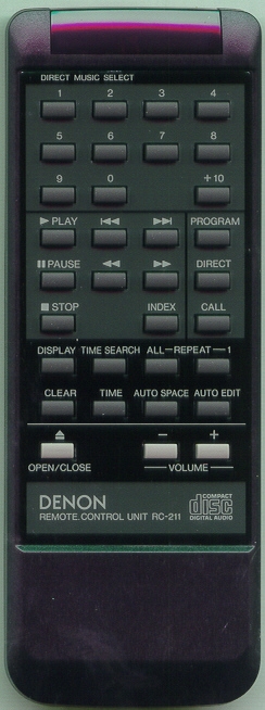 DENON 4990103000 RC-211 Refurbished Genuine OEM Original Remote