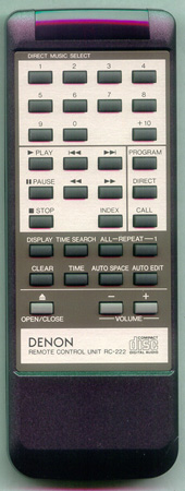 DENON 4990151007 RC222 Genuine OEM original Remote