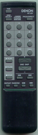DENON 4990214009 RC-237 Genuine  OEM original Remote