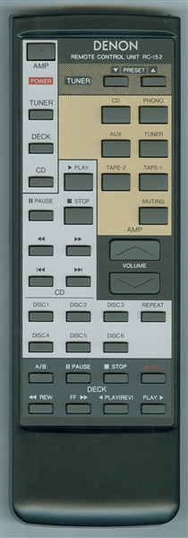 DENON 4990240002 RC-152 Genuine OEM original Remote