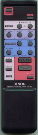 DENON 4990253002 RC-160 Genuine OEM original Remote