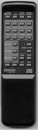 DENON 4990265100 RC-245 Genuine OEM original Remote