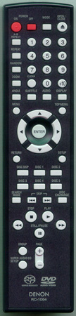 DENON 9H26000812 RC-1064 Genuine OEM original Remote
