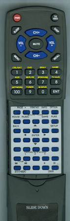 DENON 30701014000AD RC-1181 replacement Redi Remote