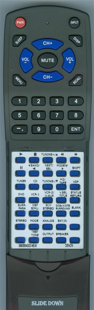 DENON 3990554003 RC-863 replacement Redi Remote