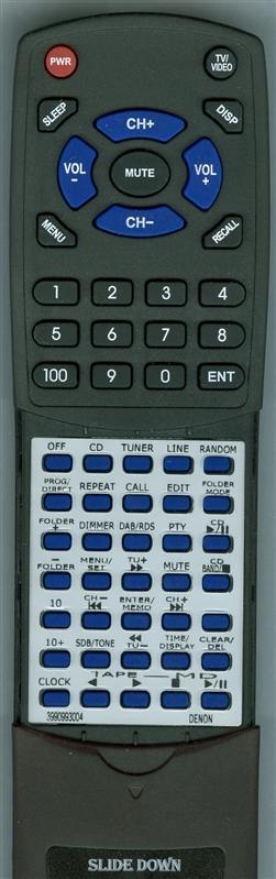 DENON 3990993004 RC-999 replacement Redi Remote